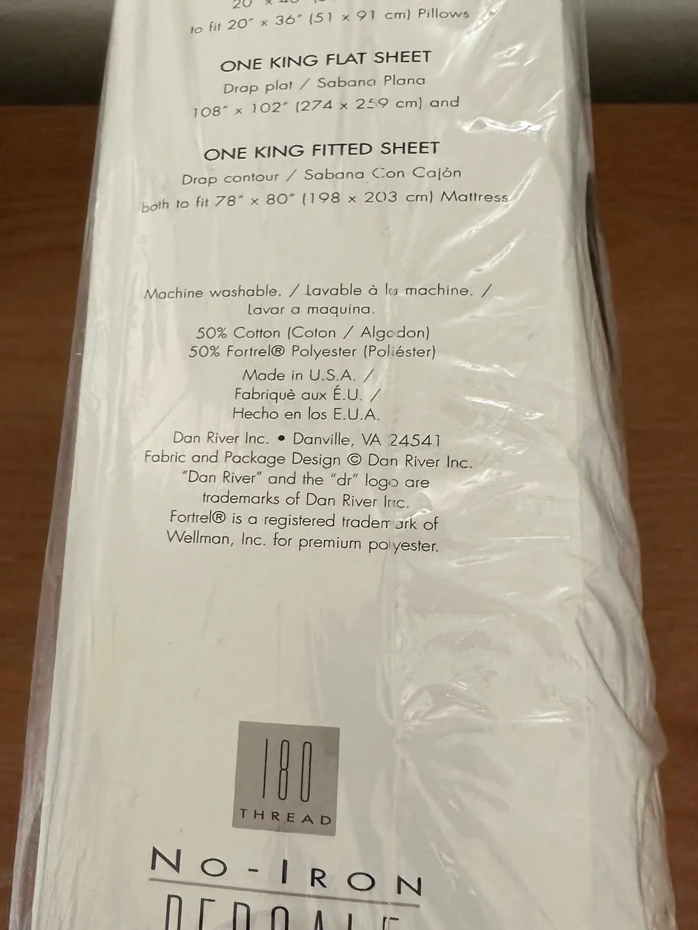 New Old Stock Vintage Dan River Cottagecore “Sheffield” King Sz 4 Pc Sheet Set
